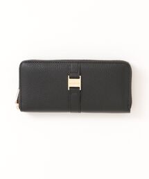 MURUA（ムルーア）の「【MURUA/ムルーア】 LOGO PLATE SERIES　ラウンドロングウォレット（財布）」