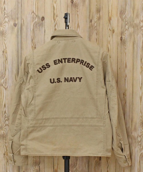 AVIREX(アヴィレックス)の「CL M-421A SUMMER FLIGHT JKT(ミリタリージャケット・メンズ・カーキ/オリーブ/ネイビー・XXL/M/XL)」の2枚目の写真