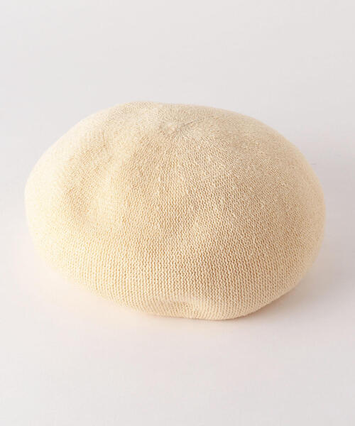 BEAUTY&YOUTH UNITED ARROWS（ビューティーアンドユースユナイテッドアローズ）の「BY ソリッドニットベレー ◆（ハンチング/ベレー帽・レディース・ホワイト/ブラック/ブラウン/ダークグレー/ベージュ/コバルトブルー/グレー/その他1/ナチュラル/パープル/その他2/ライトブルー・FREE）」の7枚目の写真