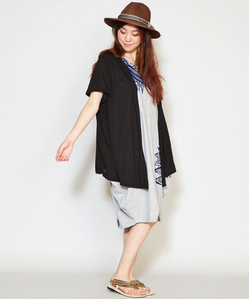 チャイハネ（チャイハネ）の「【チャイハネ】yul プラスカーディガン（カーディガン/ボレロ・レディース・ベージュ/ブラック/ブルー/ホワイト/グリーン・FREE）」の13枚目の写真