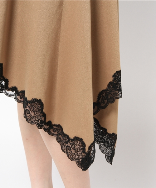 JILL STUART（ジルスチュアート）の「サテンランジェリーワンピース（ワンピース・レディース・ボルドー/ベージュ・2/0）」の7枚目の写真