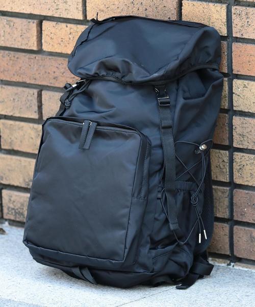 BEAUTY&YOUTH UNITED ARROWS(ビューティーアンドユースユナイテッドアローズ)の「【WEB限定】by ナイロン フラップ ビッグ リュック¨ ◆(バックパック/リュック・メンズ・ブラック/オリーブ・FREE)」の2枚目の写真