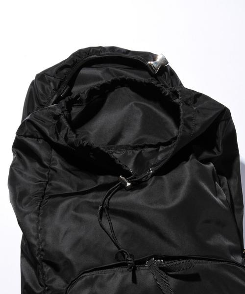 BEAUTY&YOUTH UNITED ARROWS(ビューティーアンドユースユナイテッドアローズ)の「【WEB限定】by ナイロン フラップ ビッグ リュック¨ ◆(バックパック/リュック・メンズ・ブラック/オリーブ・FREE)」の8枚目の写真