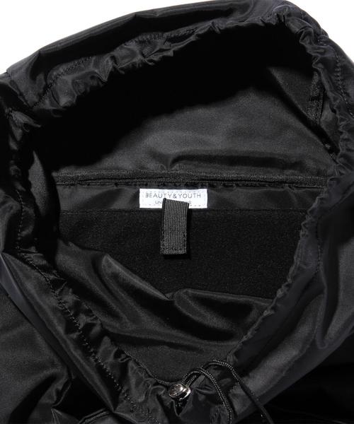 BEAUTY&YOUTH UNITED ARROWS(ビューティーアンドユースユナイテッドアローズ)の「【WEB限定】by ナイロン フラップ ビッグ リュック¨ ◆(バックパック/リュック・メンズ・ブラック/オリーブ・FREE)」の3枚目の写真