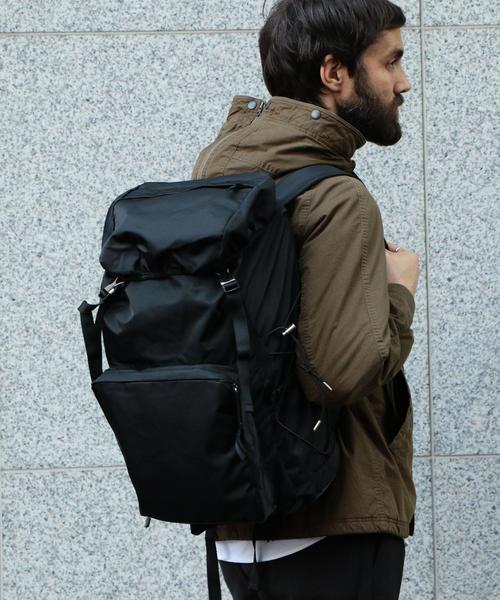 BEAUTY&YOUTH UNITED ARROWS(ビューティーアンドユースユナイテッドアローズ)の「【WEB限定】by ナイロン フラップ ビッグ リュック¨ ◆(バックパック/リュック・メンズ・ブラック/オリーブ・FREE)」の14枚目の写真