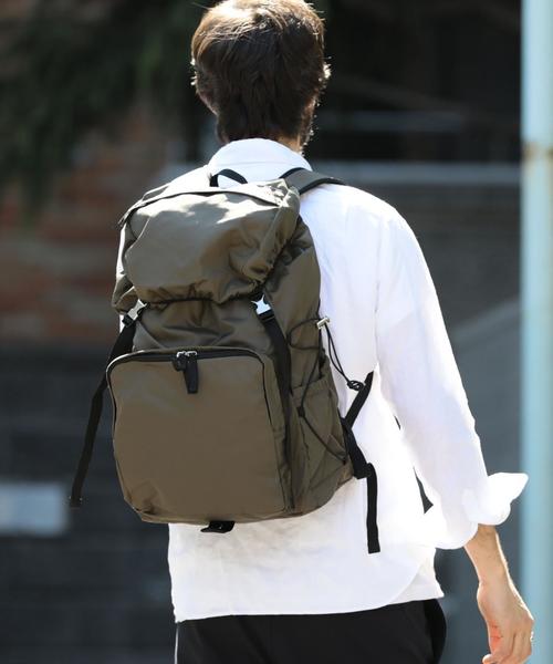 BEAUTY&YOUTH UNITED ARROWS(ビューティーアンドユースユナイテッドアローズ)の「【WEB限定】by ナイロン フラップ ビッグ リュック¨ ◆(バックパック/リュック・メンズ・ブラック/オリーブ・FREE)」の21枚目の写真