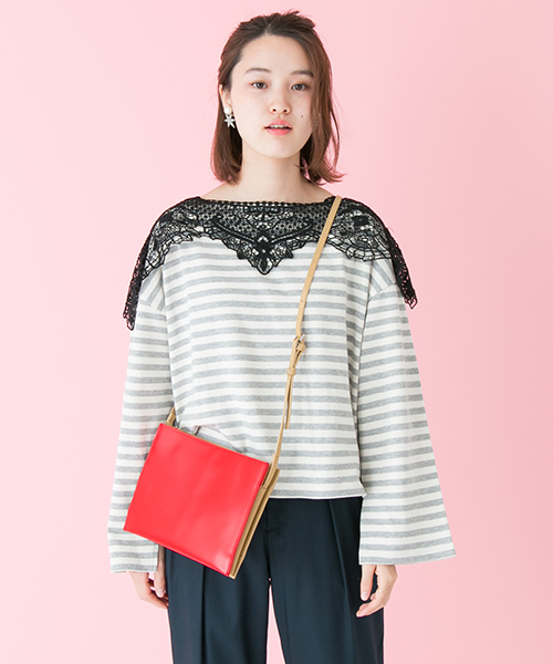 YAHKI（ヤーキ）の「UR×YAHKI 別注YH-26（ショルダーバッグ・レディース・カーキ/キャメル/ネイビー・ONE SIZE）」の6枚目の写真