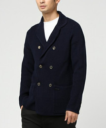BARK | ≪BARK / バーク≫ケーブルコットン ダブルブレステッド ブレザー /  CABLE' COTTON DOUBLE BLEASTED BLAZER(テーラードジャケット)
