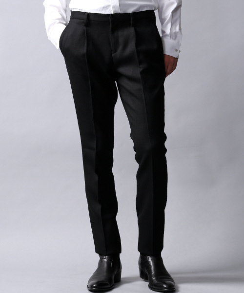5351 POUR LES HOMMES（ゴーサンゴーイチプールオム）の「フレンチギャバテーパードパンツ（その他パンツ・メンズ・ブラック・3）」の2枚目の写真