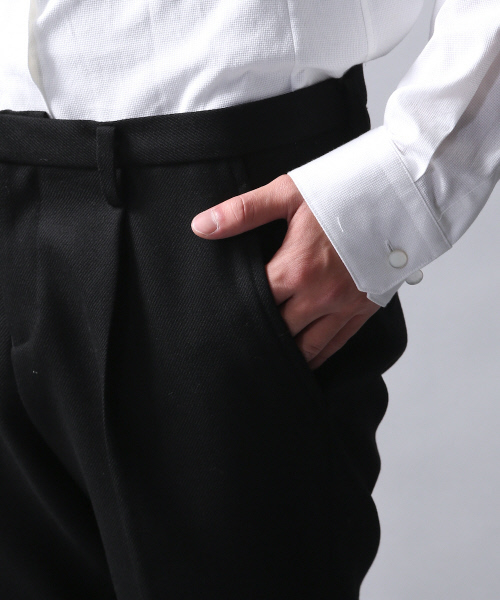 5351 POUR LES HOMMES（ゴーサンゴーイチプールオム）の「フレンチギャバテーパードパンツ（その他パンツ・メンズ・ブラック・3）」の7枚目の写真