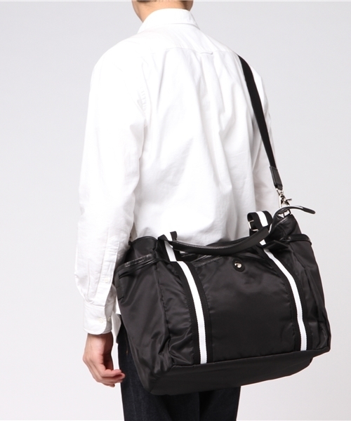 Orobianco（オロビアンコ）の「オロビアンコ　男女兼用　マルチユース　トートバッグ　Ａ４　90232（トートバッグ・メンズ・ネイビー/グレイッシュブルー/ブラック/ブラック系その他/カーキ・FREE）」の11枚目の写真