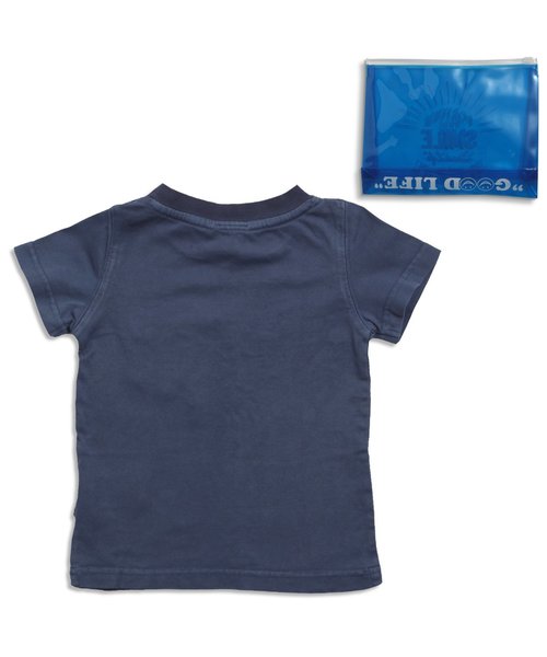 BREEZE(ブリーズ)の「ポーチ付きTシャツ(Tシャツ/カットソー・キッズ・グリーン/ネイビー/オレンジ/チャコール/マスタード・80/130/110/95/90/100/120/140)」の18枚目の写真