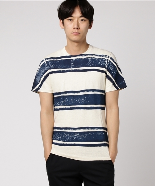 Maidens Shop（メイデンショップ）の「Jung Maven / ボーダーＴシャツ（Tシャツ/カットソー・レディース・ネイビー/ブラック・SMALL/MEDIUM）」の2枚目の写真