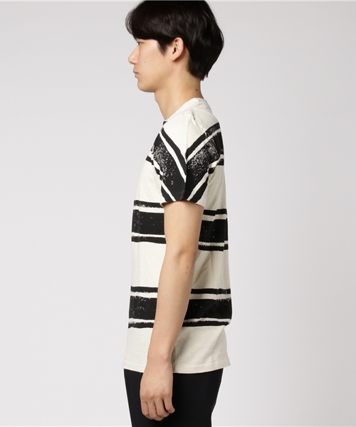 Maidens Shop（メイデンショップ）の「Jung Maven / ボーダーＴシャツ（Tシャツ/カットソー・レディース・ネイビー/ブラック・SMALL/MEDIUM）」の3枚目の写真