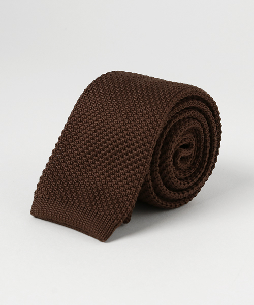 VIBGYOR（ヴィブジョー）の「VIBGYOR Select ニットタイ（ネクタイ・メンズ・H/J/ブラック/カーキ/K/L/I/ブラウン/グリーン/レッド/ワインレッド/A/モカ/グレー/チャコールグレー/ブルー/B/G/イエロー/オレンジ/C/D/E/F/ネイビー・FREE）」の5枚目の写真