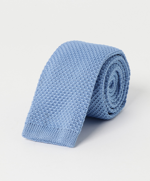 VIBGYOR（ヴィブジョー）の「VIBGYOR Select ニットタイ（ネクタイ・メンズ・H/J/ブラック/カーキ/K/L/I/ブラウン/グリーン/レッド/ワインレッド/A/モカ/グレー/チャコールグレー/ブルー/B/G/イエロー/オレンジ/C/D/E/F/ネイビー・FREE）」の10枚目の写真