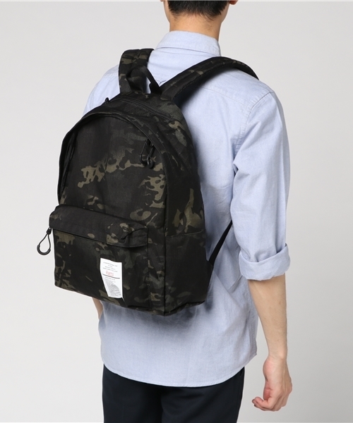 Rams(ラムス)の「Rams ラムス DAY PACK デイパック リュック RAMX-002 x-pac ユニセックス(バックパック/リュック・メンズ・グレー系カモフラージュ/カモフラージュ/デザートカモ・FREE)」の8枚目の写真
