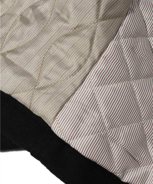 NANO universe（ナノユニバース）の「カシミアメルトン　シングルPコート（ピーコート・メンズ・ブラック/チャコールグレー/カーキ/ネイビー・SMALL/MEDIUM/LARGE）」の13枚目の写真