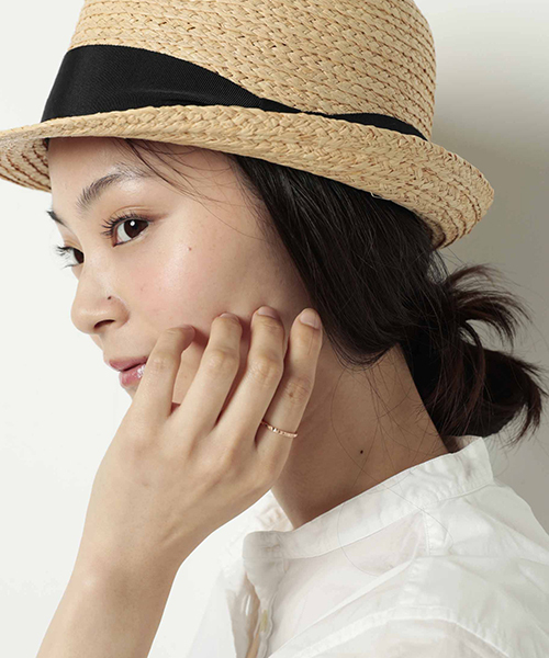 BLOOM（ブルーム）の「シルバー ダイヤカット リング ピンキーリング可 BLOOM/ブルーム（リング・レディース・ピンク・1号/7号/9号/5号/11号/15号/3号/13号）」の2枚目の写真