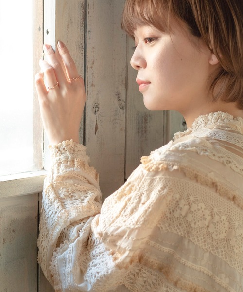 BLOOM（ブルーム）の「シルバー ダイヤカット リング ピンキーリング可 BLOOM/ブルーム（リング・レディース・ピンク・1号/7号/9号/5号/11号/15号/3号/13号）」の8枚目の写真