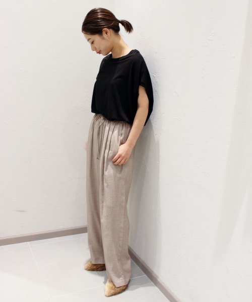 plage（プラージュ）の「チェックドロストストレートパンツ◆（その他パンツ・レディース・ブラウン系その他/グレー系その他・38/36）」の22枚目の写真