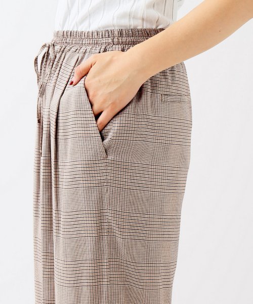 plage（プラージュ）の「チェックドロストストレートパンツ◆（その他パンツ・レディース・ブラウン系その他/グレー系その他・38/36）」の18枚目の写真