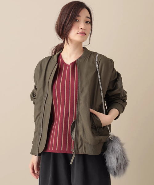 Green　Parks（グリーンパークス）の「・リング×ファー2wayバッグ（ハンドバッグ・レディース・アイボリー/サックスブルー/グレー/オレンジ・FREE）」の12枚目の写真