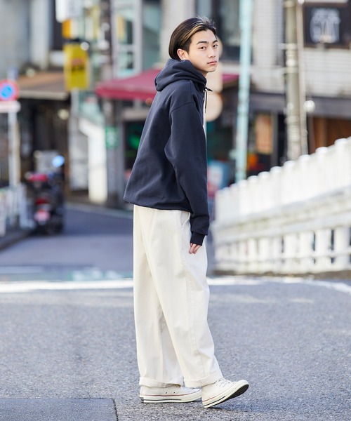 Champion HOODED オーバーサイズ プルオーバーパーカー