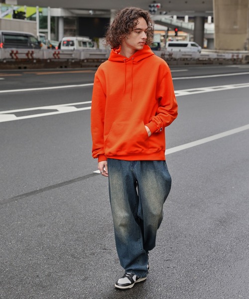 Champion HOODED オーバーサイズ プルオーバーパーカー MONO-MART