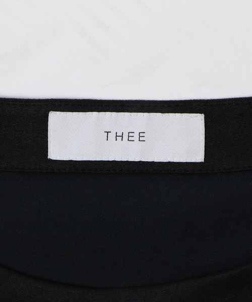 SHIPS JET BLUE(シップスジェットブルー)の「THEE: エクスクルーシブ コットンスエード レイヤードシャツ(Tシャツ/カットソー・メンズ・ブラック/ブラウン・1/2)」の5枚目の写真