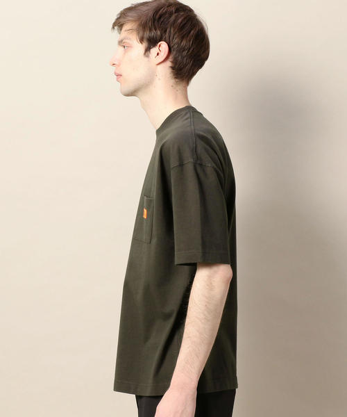 UNIVERSAL OVERALL（ユニバーサルオーバーオール）の「【別注】 ＜UNIVERSAL OVERALL（ユニバーサル オーバーオール）＞ 1POC S/T/Tシャツ（Tシャツ/カットソー・メンズ・ホワイト/ダークグレー/ベージュ/オレンジ・LARGE/X-LARGE/MEDIUM/SMALL）」の7枚目の写真