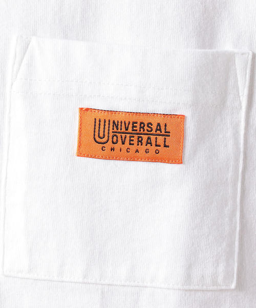 UNIVERSAL OVERALL（ユニバーサルオーバーオール）の「【別注】 ＜UNIVERSAL OVERALL（ユニバーサル オーバーオール）＞ 1POC S/T/Tシャツ（Tシャツ/カットソー・メンズ・ホワイト/ダークグレー/ベージュ/オレンジ・LARGE/X-LARGE/MEDIUM/SMALL）」の17枚目の写真