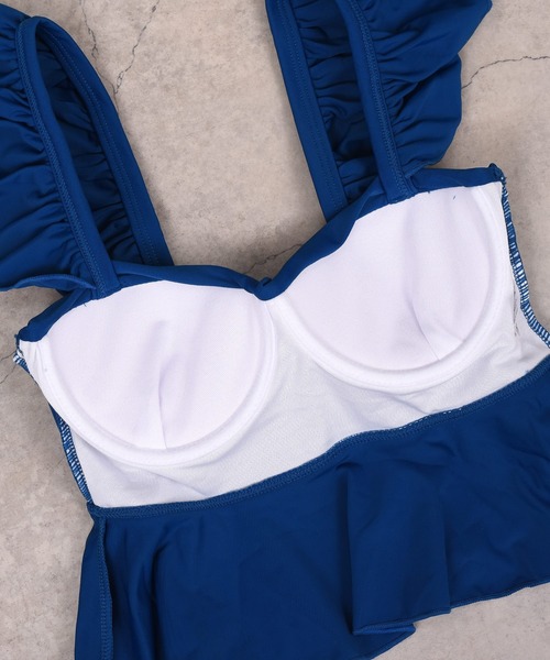 セール】レディース水着 ハイウェスト ビスチェビキニ2点セット 体型