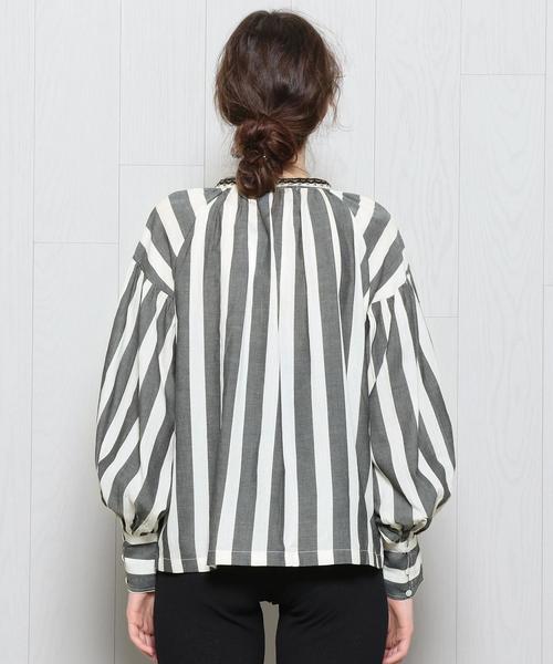 sara mallika（サラ マリカ）の「＜SARA MALLIKA＞STRIPE TUNIC 