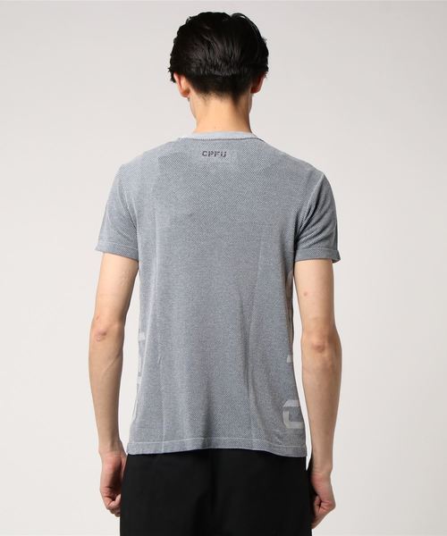 Champion（チャンピオン）の「【Champion/チャンピオン】メンズ CPFU(チャンピオン フィジカルフィットネスユニフォーム) PP MESH Tシャツ（Tシャツ/カットソー・メンズ・オリーブ/ライトグレー/ダークブルー・MEDIUM/LARGE）」の5枚目の写真