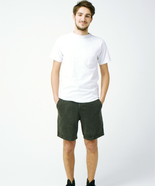 Good On（グッドオン）の「グッドオン/GOOD ON/ラグランヘビーオンスTシャツ/S/S RAGLAN HVY PKT TEE GOST1101C（Tシャツ/カットソー・メンズ・ホワイト・LARGE/X-LARGE/MEDIUM）」の5枚目の写真