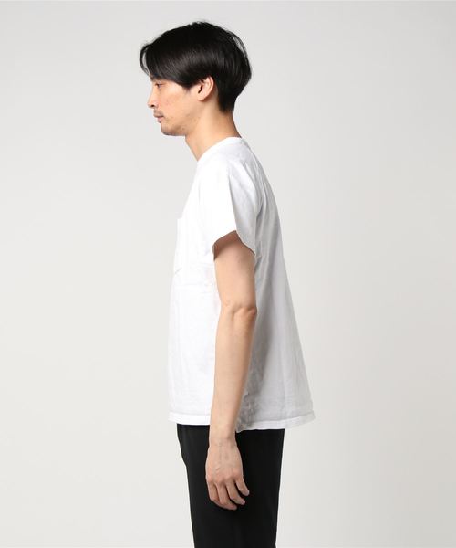 Good On（グッドオン）の「グッドオン/GOOD ON/ラグランヘビーオンスTシャツ/S/S RAGLAN HVY PKT TEE GOST1101C（Tシャツ/カットソー・メンズ・ホワイト・LARGE/X-LARGE/MEDIUM）」の2枚目の写真