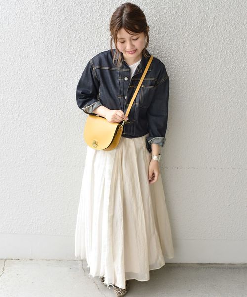 MARCO BIANCHINI（マルコビアンチーニ）の「MARCO BIANCHIN:フラップショルダーバッグ◇（ショルダーバッグ・レディース・ブラック/グリーン/パープル/イエロー/レッド・ONE SIZE）」の9枚目の写真