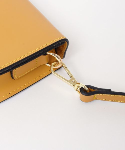 MARCO BIANCHINI（マルコビアンチーニ）の「MARCO BIANCHIN:フラップショルダーバッグ◇（ショルダーバッグ・レディース・ブラック/グリーン/パープル/イエロー/レッド・ONE SIZE）」の14枚目の写真