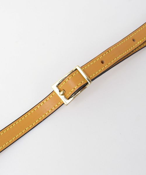 MARCO BIANCHINI（マルコビアンチーニ）の「MARCO BIANCHIN:フラップショルダーバッグ◇（ショルダーバッグ・レディース・ブラック/グリーン/パープル/イエロー/レッド・ONE SIZE）」の8枚目の写真