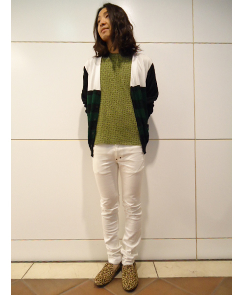 DIET BUTCHER（ダイエットブッチャー）の「DIET BUTCHER SLIM SKIN スキニーストレッチパンツ（デニムパンツ・メンズ・ホワイト/ダークブルー・1/2/3）」の13枚目の写真