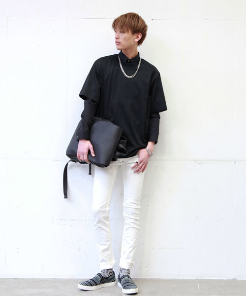 DIET BUTCHER（ダイエットブッチャー）の「DIET BUTCHER SLIM SKIN スキニーストレッチパンツ（デニムパンツ・メンズ・ホワイト/ダークブルー・1/2/3）」の17枚目の写真