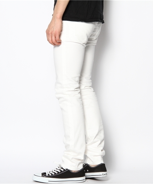 DIET BUTCHER（ダイエットブッチャー）の「DIET BUTCHER SLIM SKIN スキニーストレッチパンツ（デニムパンツ・メンズ・ホワイト/ダークブルー・1/2/3）」の3枚目の写真