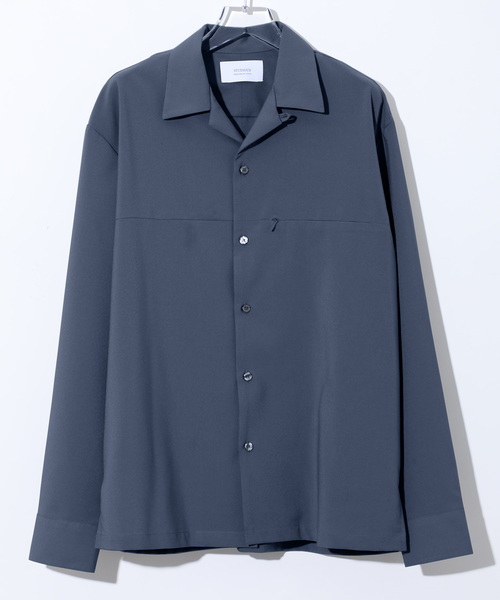 STUDIOUS（ステュディオス）の「【STUDIOUS】スピドレーイージートロオープンカラーシャツ（シャツ/ブラウス・メンズ・ブラック/ネイビー/レッド/ダークグレー/ブルー・1/2/3）」の4枚目の写真