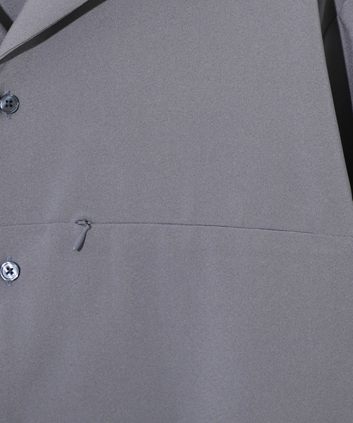 STUDIOUS（ステュディオス）の「【STUDIOUS】スピドレーイージートロオープンカラーシャツ（シャツ/ブラウス・メンズ・ブラック/ネイビー/レッド/ダークグレー/ブルー・1/2/3）」の8枚目の写真