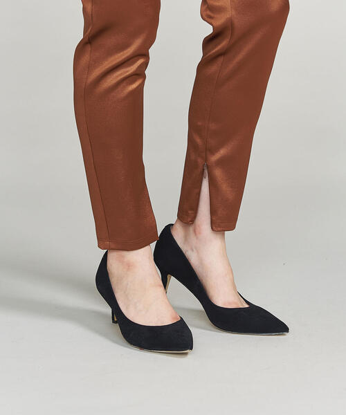 BEAUTY&YOUTH UNITED ARROWS(ビューティーアンドユースユナイテッドアローズ)の「BY サテンサイドジップスパッツ ◆(レギンス/スパッツ・レディース・ブラック/オレンジ系その他・SMALL/MEDIUM)」の12枚目の写真