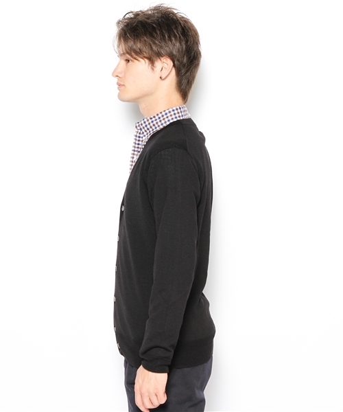 EDIFICE（エディフィス）の「◇16GG V カーディガン（カーディガン/ボレロ・メンズ・グリーン/オレンジ/ブルー系その他/ボルドー/ネイビー/チャコールグレー/ホワイト/ブラック・48/50/44/46）」の10枚目の写真