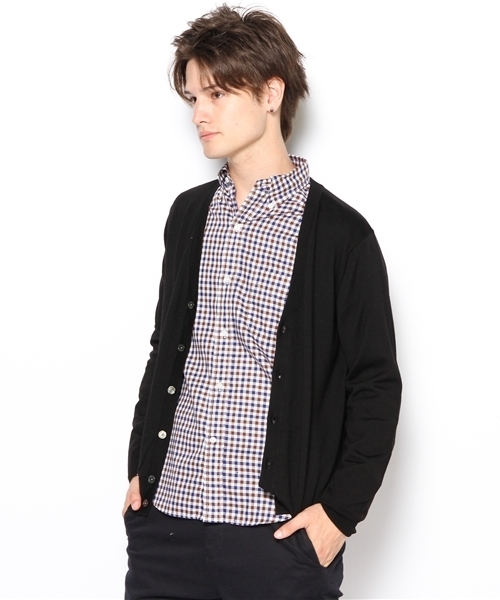 EDIFICE（エディフィス）の「◇16GG V カーディガン（カーディガン/ボレロ・メンズ・グリーン/オレンジ/ブルー系その他/ボルドー/ネイビー/チャコールグレー/ホワイト/ブラック・48/50/44/46）」の12枚目の写真