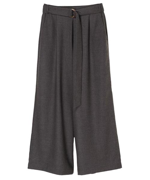 YECCA VECCA（イェッカヴェッカ）の「・ベルト付きイージータックパンツ（その他パンツ・レディース・グレー/ブラック/ベージュ・FREE）」の9枚目の写真
