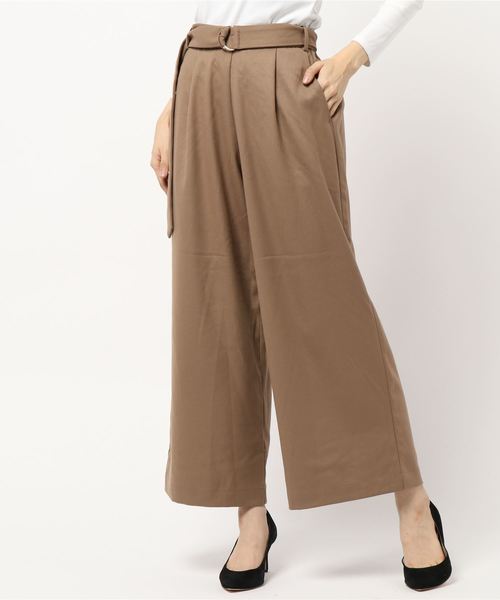YECCA VECCA（イェッカヴェッカ）の「・ベルト付きイージータックパンツ（その他パンツ・レディース・グレー/ブラック/ベージュ・FREE）」の13枚目の写真